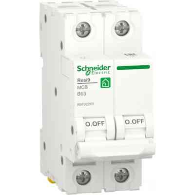 Автоматичний вимикач Schneider Electric RESI9 6kA 2P 63A В (R9F02263) Вінниця