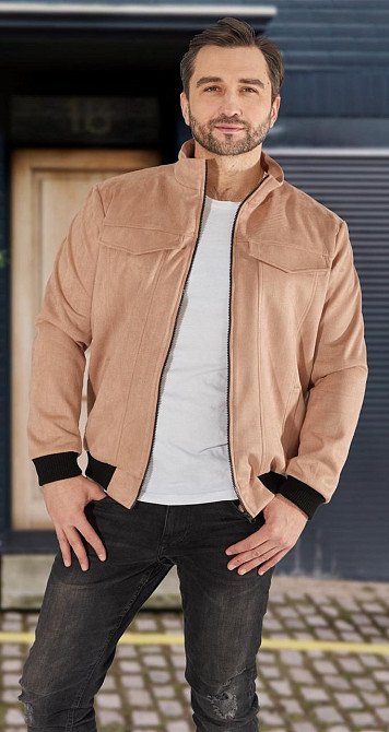 Чоловіча куртка з екозамші Київ - фото 2