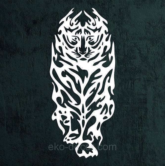 Настенный декор Панно «Тигр» Декор на стену 50*22 см, Белый Киев - изображение 7