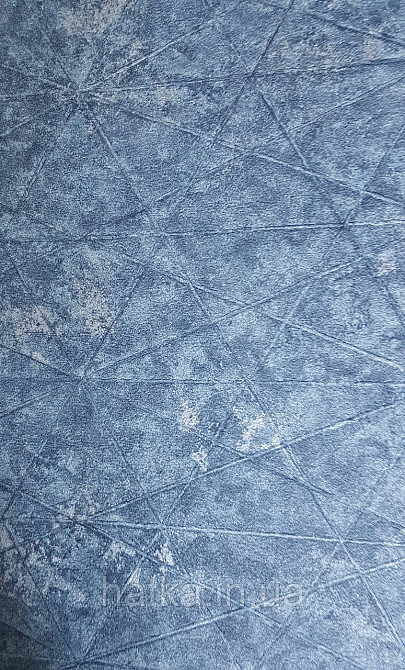 Шпалери вінілові на флізелін Rasch Composition 0,53х10 геометрія смуги фігури під штукатурку сині сірі Київ - фото 3