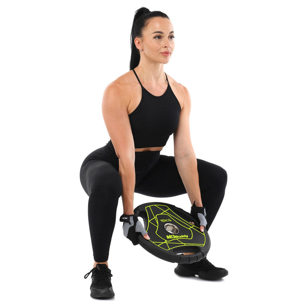 Блин (диск) полиуретановый 15 кг 51 мм MD Buddy-9647-15 Киев - изображение 9