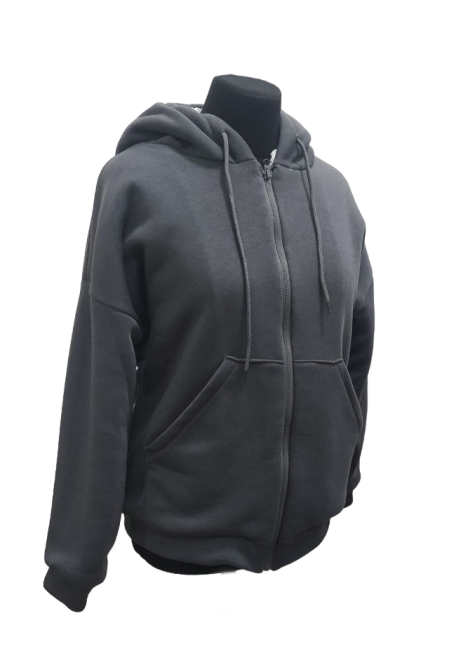 Женская кофта на меху Графитовый 42/46 Харьков - изображение 3