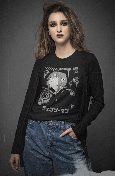 Футболка для мальчика аниме Человек-бензопила оверсайз (рост от 165 до 180 ) Черний AnimeJ0822m Днепр - изображение 3