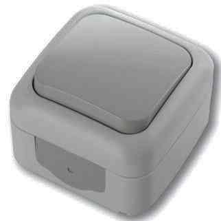 PALMIYE Вимикач 1кл. зовнішній вологозах. Viko Харків