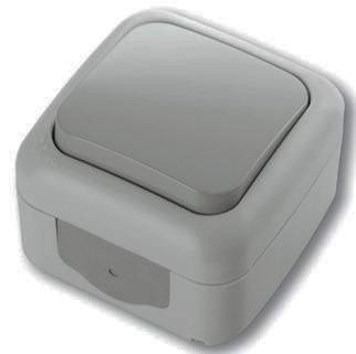 PALMIYE Вимикач 1кл. зовнішній вологозах. Viko Харків - фото 2