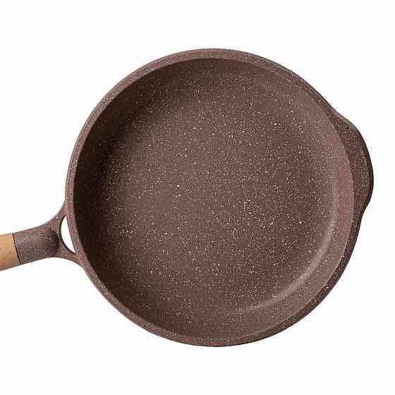 Мармурова алюмінієва сковорода з антипригарним покриттям Ø 26 см бежева MGC HP-4-424CO Коломия