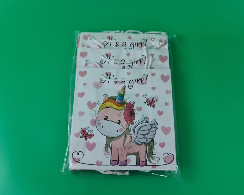 Пакет паперовий подарунковий квадратний 23 * 24 * 10 (артKV-175) (12 шт) Харків - фото 2