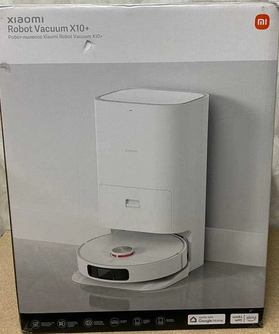 Робот Пылесос с влажным прибиранням: Xiaomi Robot Vacuum X10+ Новый! Киев - изображение 1