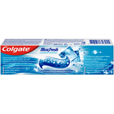 Зубная паста Colgate Max Fresh Cooling Crystals 75 мл (8718951313255) Винница - изображение 3