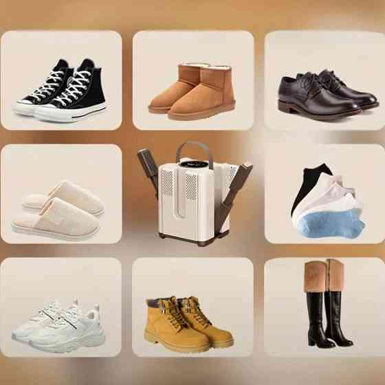 Электросушилка для обуви от сети на 3 пары / Сушилка с УФ-дезинфекцией и таймером / Сушилка обуви OG-10 Львов