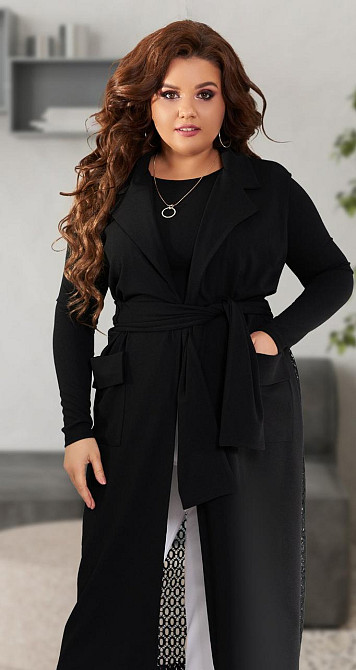 Костюм кардиган великого розміру (48) Київ - фото 2