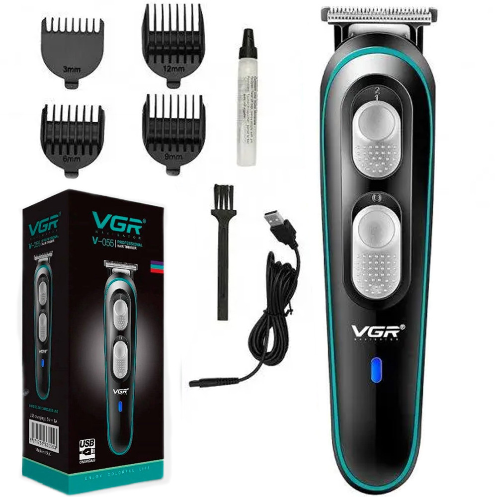 Профессиональная машинка для стрижки волос 5Вт,VGR V-055 SBR Киев - изображение 1