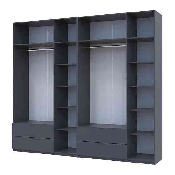 Шкаф для одежды Doros Лукас Графит 3+3 ДСП 270х50х240 DRS-011695 (42005117) Львов