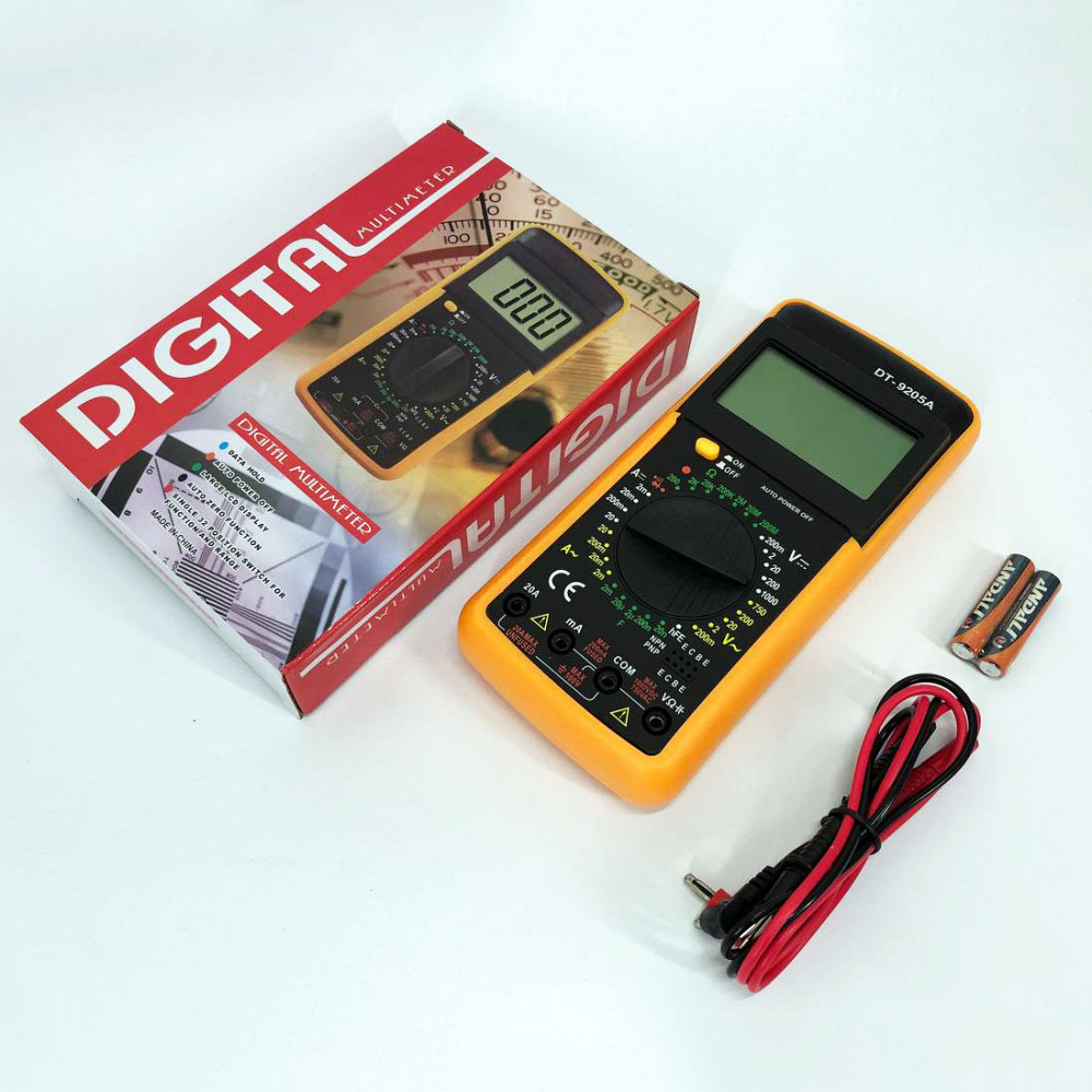 Электронный тестер напряжения Digital Multimeter DT9205A, Мультиметр для диагностики электропроводки DY-76 Львов - изображение 9