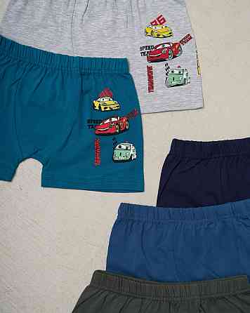 Боксеры подростковые однотонные - сбоку надпись. Набор из 5 шт. Nicoletta 41384 Киев