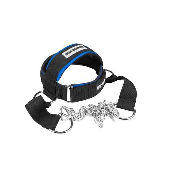 Тяга для шиї Power System PS-4039 Head Harness Black/Blue Каменское