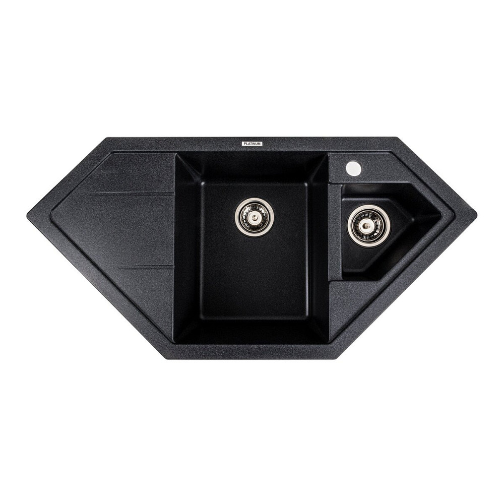 PLATINUM Гранітна мийка для кухні Platinum 9950 PANDORA матовий Карбон Київ - фото 1