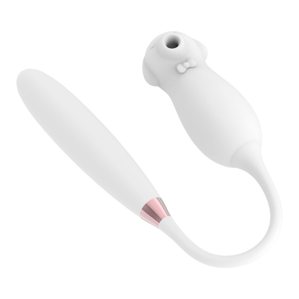 Вібратор подвійний білий Elva Dual Purpose (white) Sex Aura Київ - фото 2