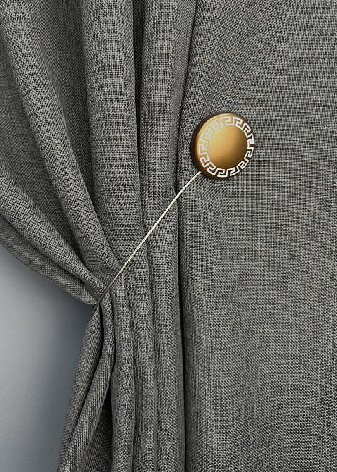 Магниты для штор и гардин Афина 2 шт Темно-золотистый (81-273) Киев - изображение 5