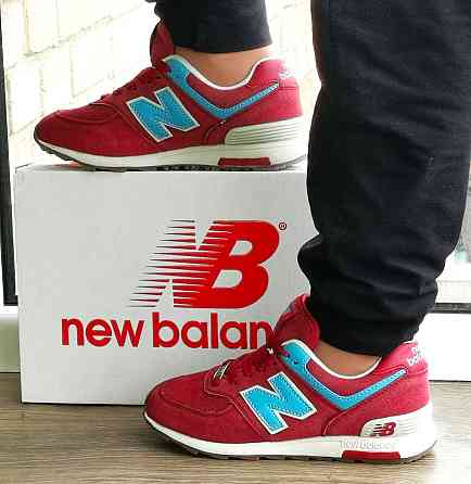 Красные Кроссовки New Balance 574 Женские Мужские Замшевые Бордовые Нью Баланс (размеры: 36,37,38,39,40) Днепр