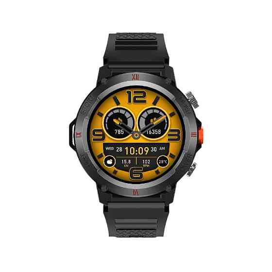 Смарт-годинник IWO X22 1.46". 330 mAh, IP68 Black Київ