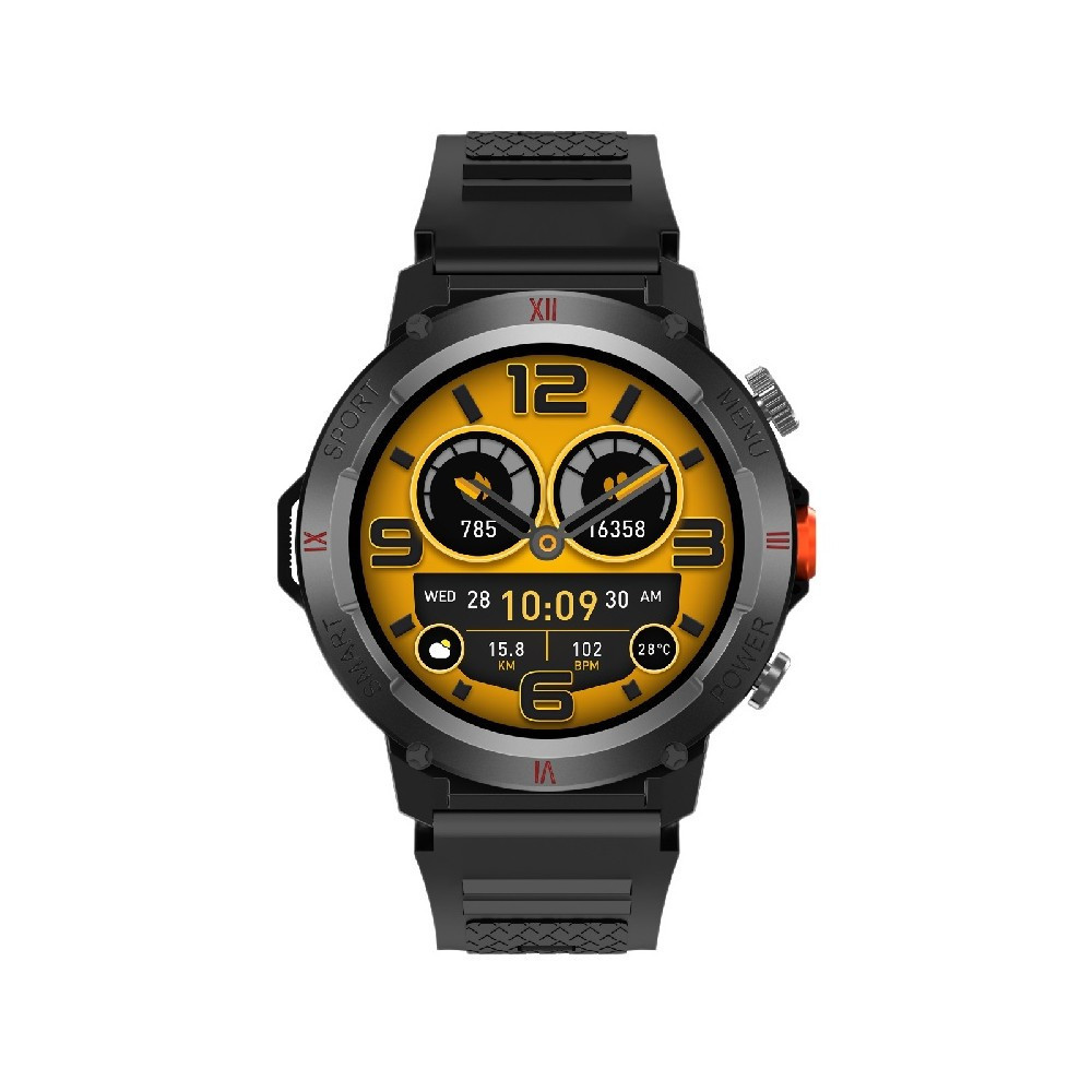 Смарт-годинник IWO X22 1.46". 330 mAh, IP68 Black Київ - фото 5