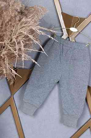 Детские теплые серые спортивные штаны на мальчика на флисе на 2,3,4 года Николаев