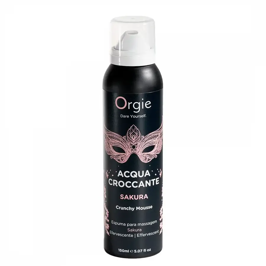 Масажна пінка Orgie – Acqua Croccante Sakura (150 мл), ефект бульбашок, що лопаються Львів - фото 1