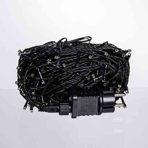 Гірлянда Нитка вулична 30 (м) 300 LED чорний провід Жовтий CF300L30MBY Коломыя