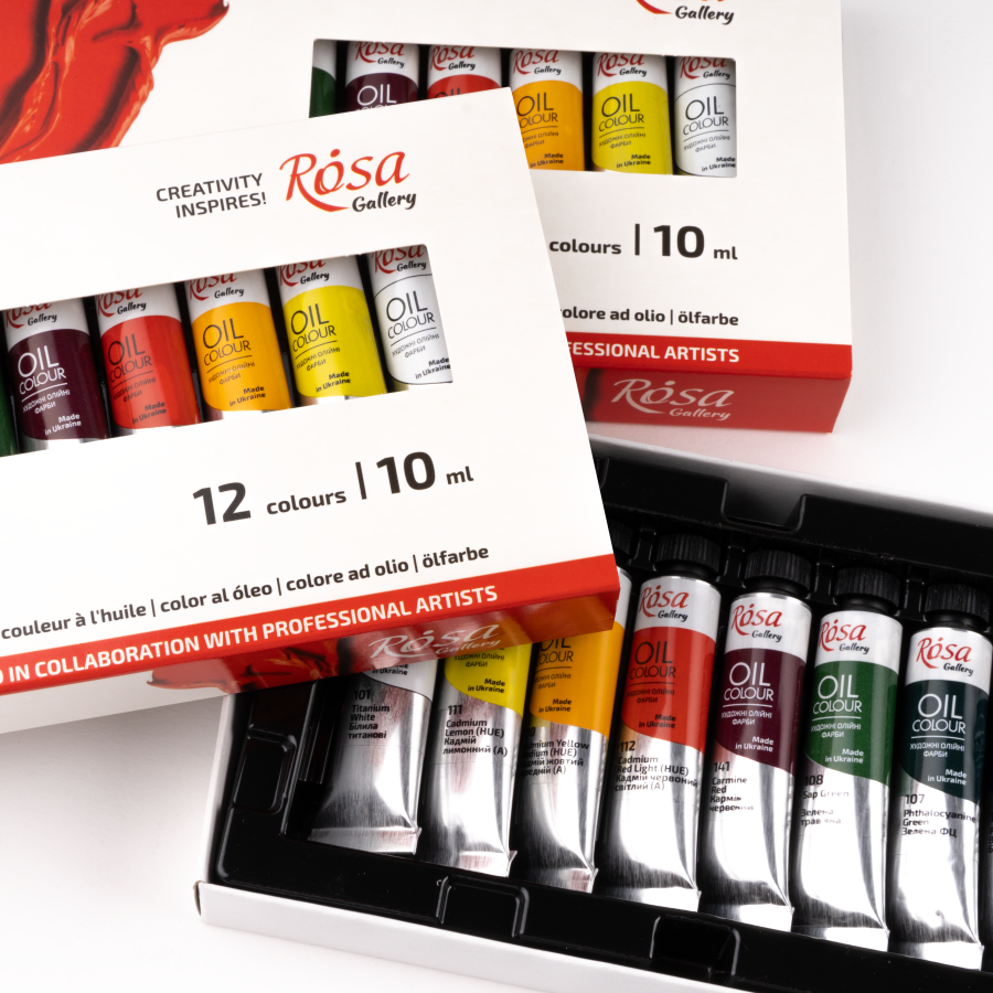 Набор масляных красок 12х10мл ROSA Gallery Киев - изображение 4