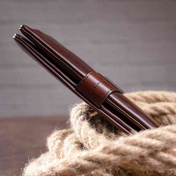 Кошелек универсальный Vintage 14912 Коричневый Киев