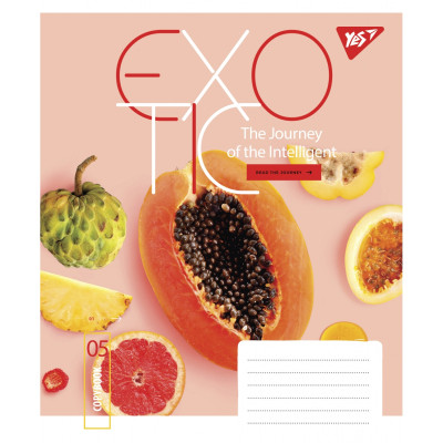 Зошит Yes А5 Exotic 96 аркушів, лінія (766128) Вінниця - фото 3