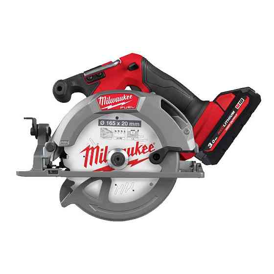 Пила дисковая ручная аккумуляторная MILWAUKEE, M18 FCS552-302X, O165мм (зарядное устройство, 2акум. Х 3 Аг, HDкейс) Одесса