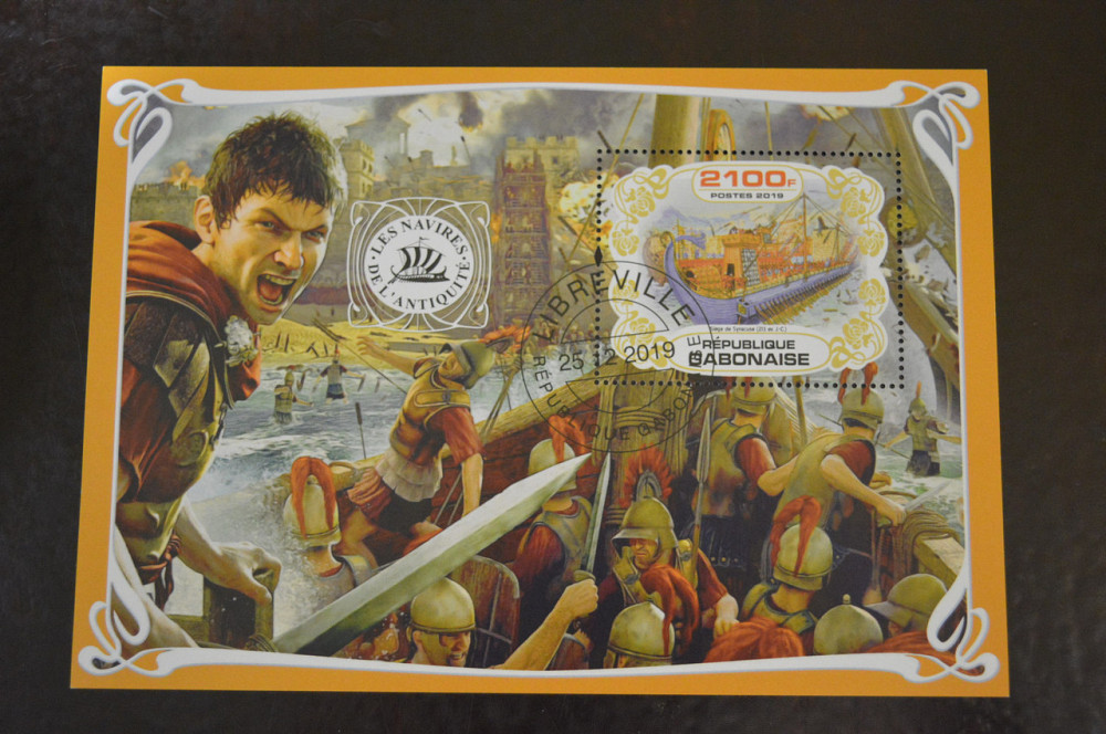 Габон. Марки. Особистості. Транспорт. Блок. 2019 рік (В-4) Полтава - фото 1