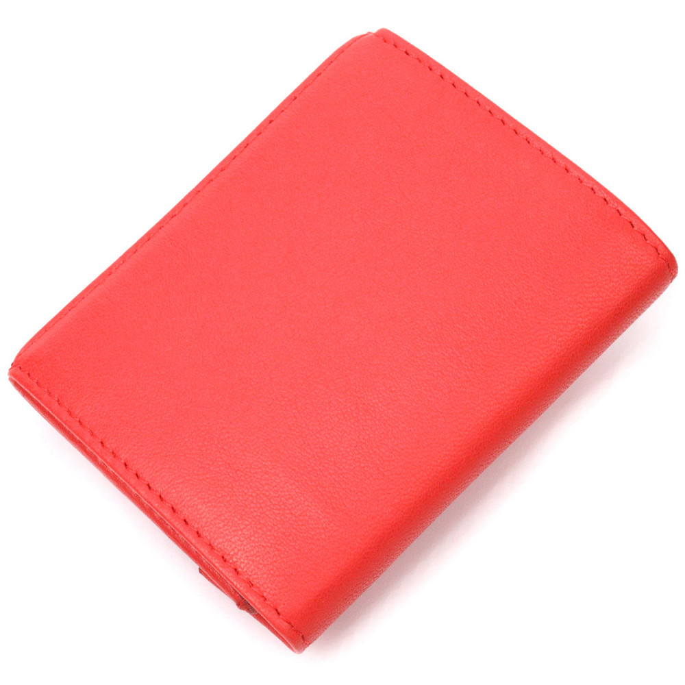 Оригінальний жіночий гаманець з натуральної шкіри KARYA 21340 Червоний Київ - фото 2