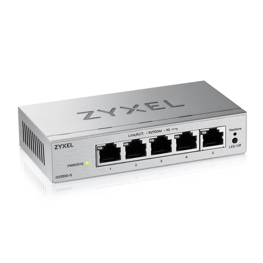 Комутатор ZYXEL GS1200-5 v3 (GS1200-5V3-EU0101F) ( 22502 ) Харків - фото 7