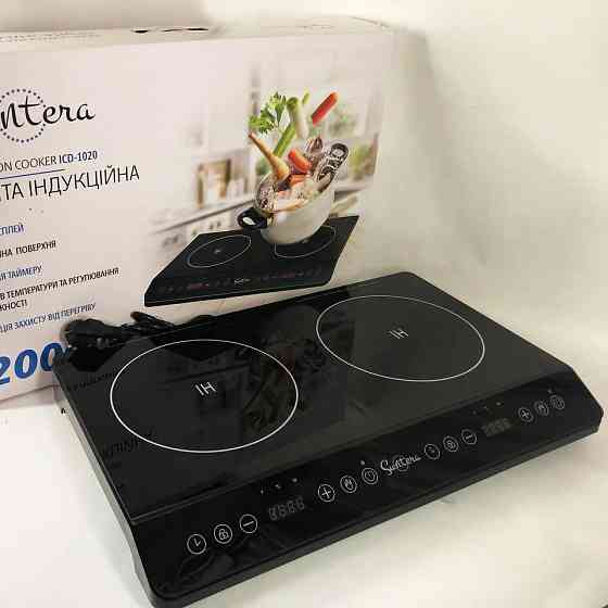 Настільна побутова електрична плита для дому кухні Suntera, Плита для приготування страв EU-37 Івано-Франківськ