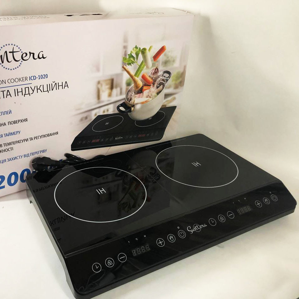 Настільна побутова електрична плита для дому кухні Suntera, Плита для приготування страв EU-37 Івано-Франківськ - фото 5