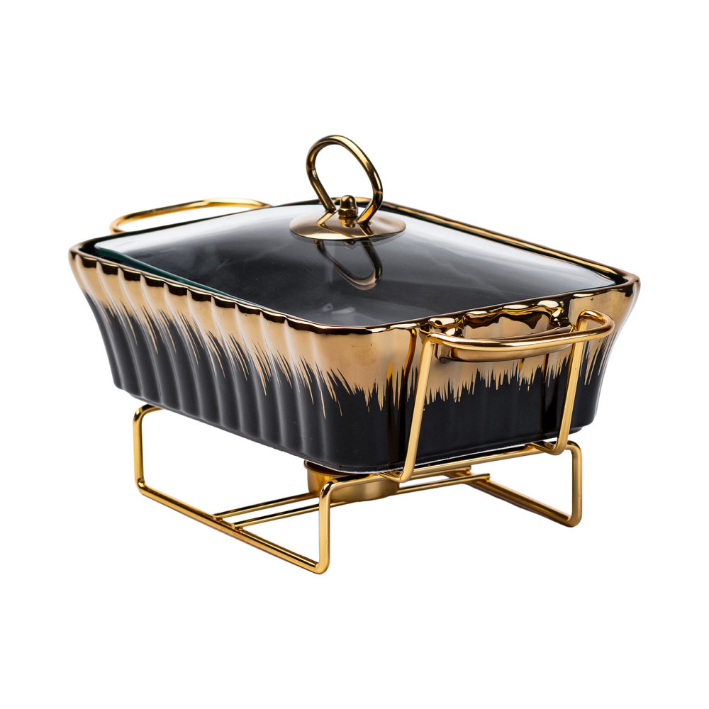 Yiwu Настільний марміт 1 літр прямокутний порцелянаовий марміт з підігрівом Коломыя - изображение 2