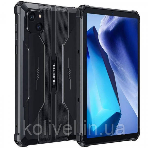 Планшет Oukitel RT3 8” HD+ / 4GB/64GB / MT6762 / 5150mAh / IP69K / LTE Black (6931940717281) Киев - изображение 3