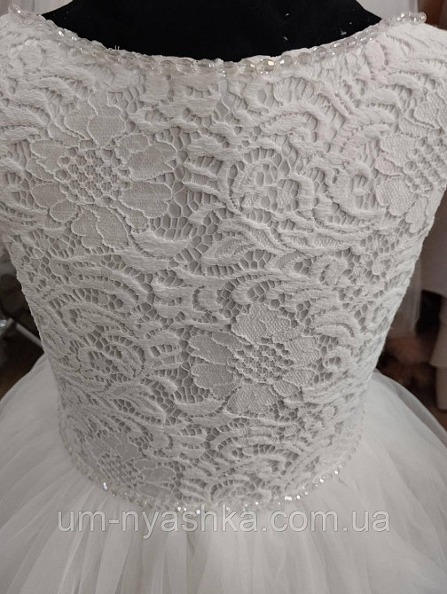 Длинное белое платье 128-146 Кривой Рог - изображение 3