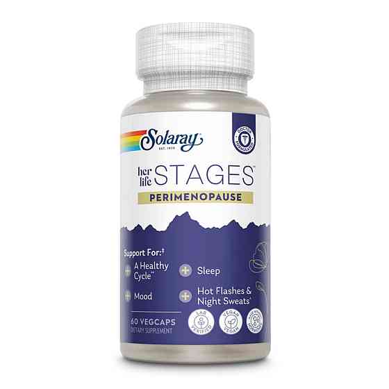 Комплекс для женщин при менопаузе Solaray Womens Health Perimenopause 60 vcaps Киев