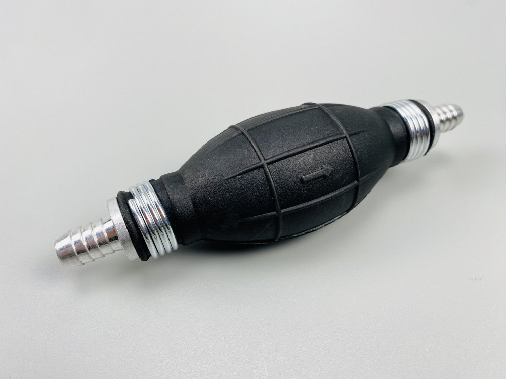 Ручний насос для перекачування рідини з клапаном масло-бензостійка гума алюмінієві наконечники d=10 мм Мукачево - фото 9