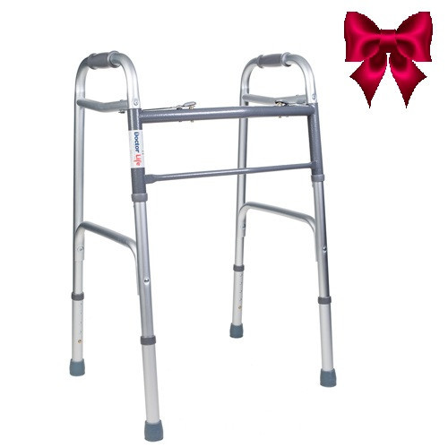 Ходунки складані з двома кнопками, алюмінієві Doctor Life 12850 Дніпро - фото 1