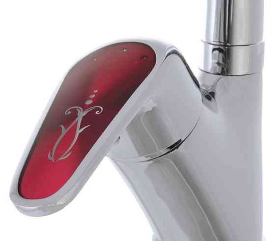 Кухонный смеситель Haiba Magic 011 с красной ручкой HB0699 Харьков