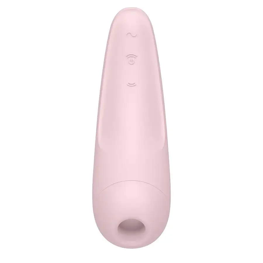 Вакуумний кліторальний стимулятор Satisfyer Curvy 2+ Pink з керуванням через інтернет Львів - фото 4