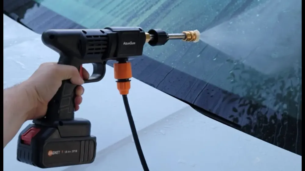 Мойка высокого давления Даджет AquaGun беспроводная мойка с работой от аккумуляторных батарей Коломыя - изображение 4