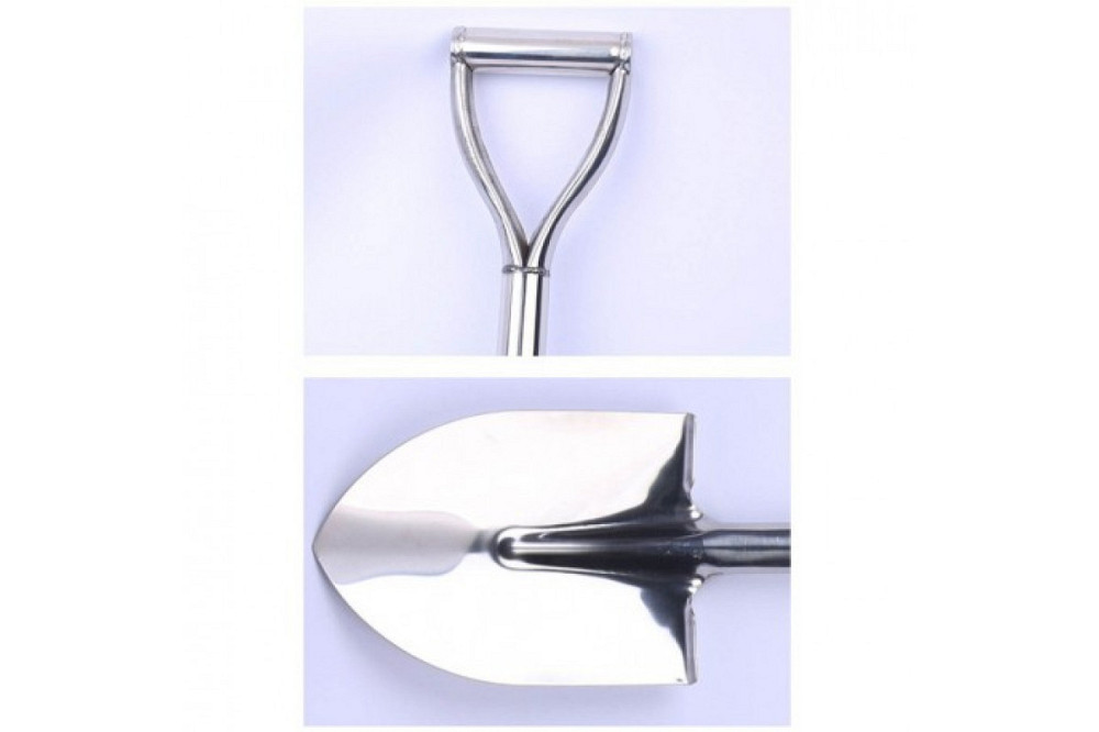 Садовая штыковая лопата из нержавеющей стали 80 см  с удобной ручкой, подарок Одесса - изображение 3