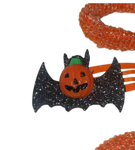 Заколки на Хелловін гарбуз з резинками one size різнобарвний Київ - фото 3