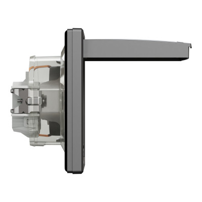 Розетка Schneider Electric ASFORA з кришкою, IP44, антрацит (EPH3100371) Вінниця - фото 3